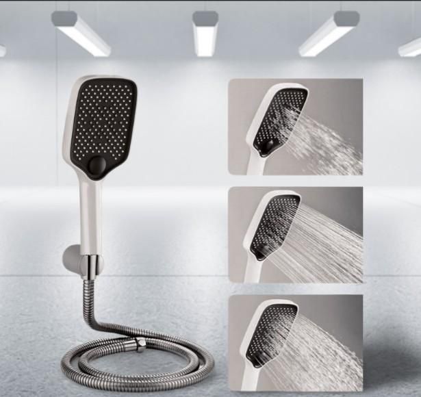Square Hand Shower for Bathroom Without Hose Pipe