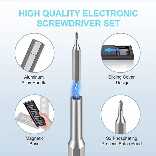 24 in 1 Portable Magnetic Screwdriver Repair Kit