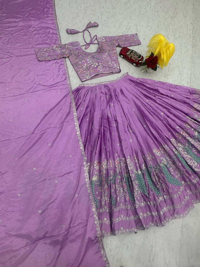 Fashion Cave Heavy Embroidery Thread & Sequence Work Full Stitched
