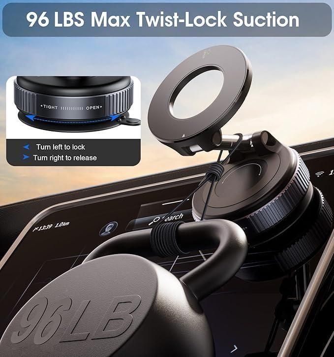 Fashion Cave Vacuum Suction Magnetic Bracket