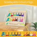 Magnetic Color & Number Maze Montessori Wooden Puzzle Game Board