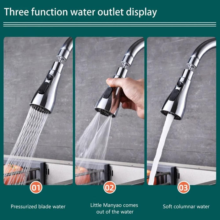 🚰 3 Modes Kitchen Sink Faucet – Efficient & Durable Stainless Steel Design 🚰