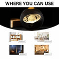 3D Crystal Ball - Saturn Design USB Decorative Night Lamp (6 cm)