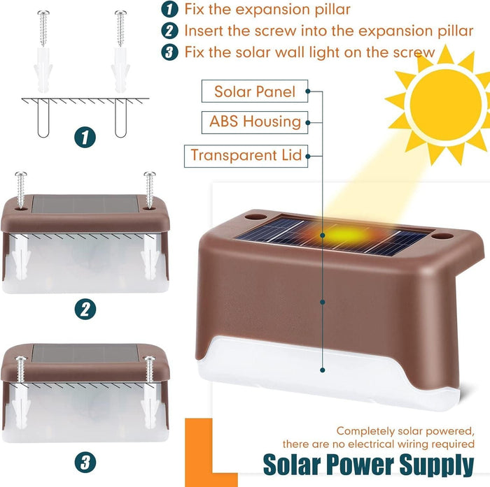 Solar Deck Lights Outdoor – Illuminate Your Space Efficiently!