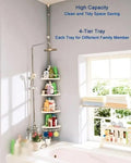 Stainless Steel Tripod Storage Rack/Shelf – Organize Your Space in Style!