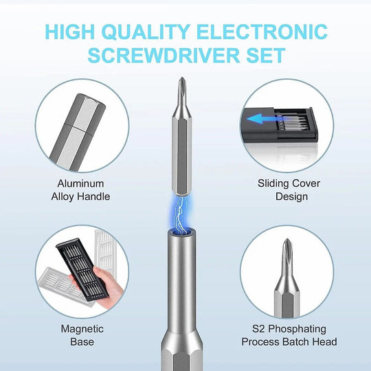 24 in 1 Portable Magnetic Screwdriver Repair Kit