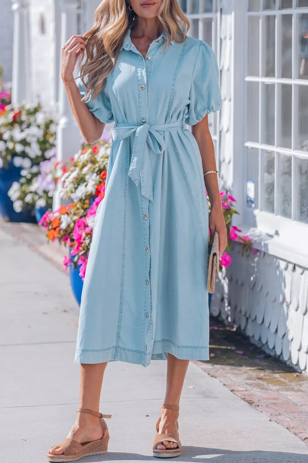 Denim Dresses & Skirts