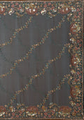 Fashion Cave Light Grey Sequins Tissue Saree