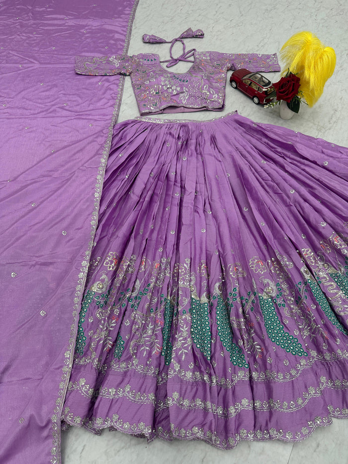 Fashion Cave Heavy Embroidery Thread & Sequence Work Full Stitched