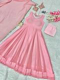 Fashion Cave  Fully stitched Modern touch Georgette Anarkali Suit
