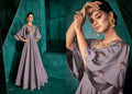 Fashion Cave  Triva Heavy Embroidered Silk Anarkali Kurta Gown