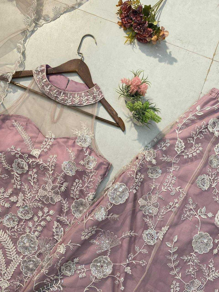 FashionCave Butterfly  KURTA AND PLAZZO SET WITH & DUPATTA