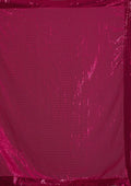 Fashion Cave Rani Pink Sequins Georgette Designer Saree