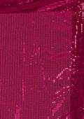 Fashion Cave Rani Pink Sequins Georgette Designer Saree