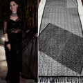 Beautiful Black Heavy Quality Butterfly Net Saree