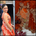 Beautiful Soft Blooming Vichitra Silk cording with Sequence Embroidery Saree