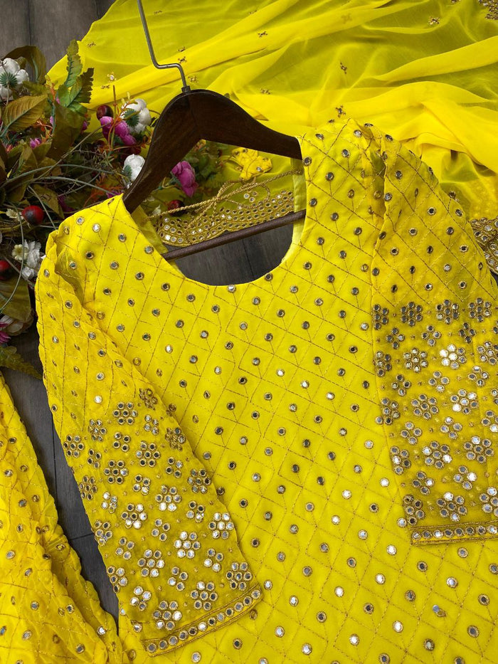 Fashion Cave  9mm SEQUANCE EMBROIDERY WORK AND WITH FULL SLEEVES SARARA