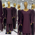 FASHION CAVE  FULLY STITCHED READY TO WEAR Heavy Micro Cotton Japan Satin With Full Sleeve