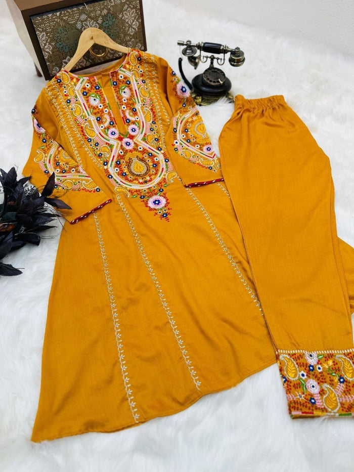 Fashion Cave FULLY STITCHED Designer Party Wear Code set