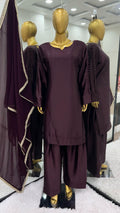 FASHION CAVE  FULLY STITCHED READY TO WEAR Heavy Micro Cotton Japan Satin With Full Sleeve
