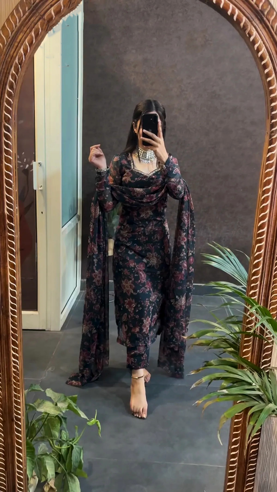 Fashion Cave Ready To Wear Heer blossom set summer friendly suits sets